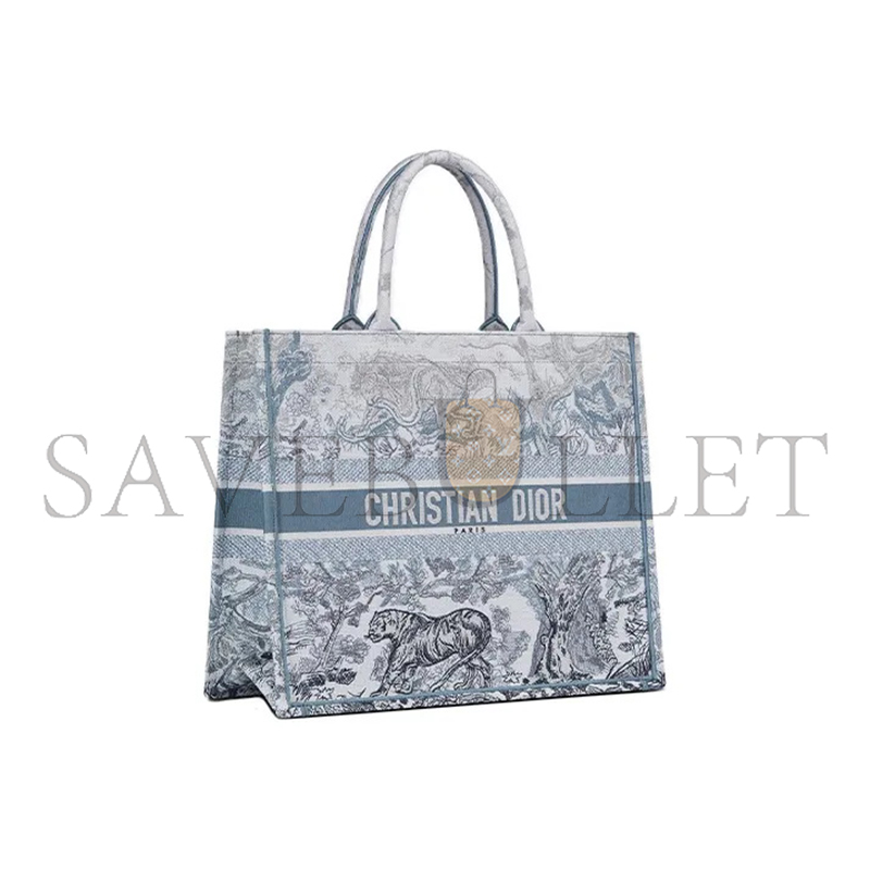 D*or large book tote bag m1286ztqy-m928 (42*35*18.5cm)